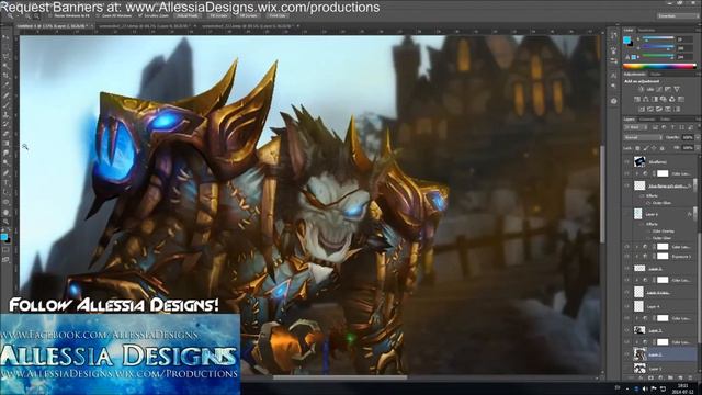 Allessia Designs - World of Warcraft Wallpaper смотреть онлайн