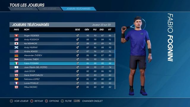 Ao Tennis 2 Downloadable Players смотреть онлайн