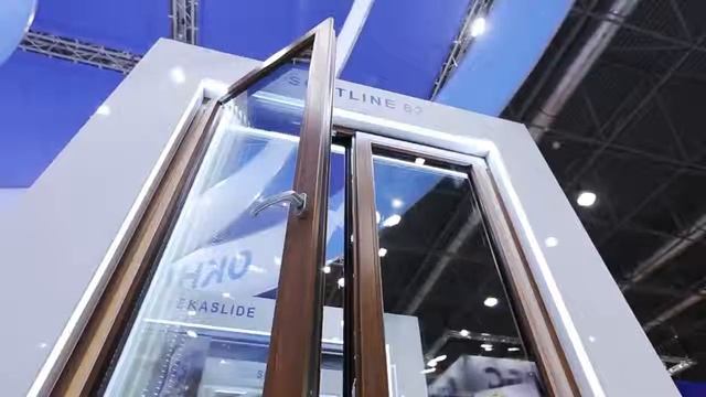 Как работает и выглядит штульповое окно VEKA Softline 82 смотреть онлайн