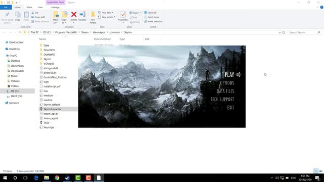 How to run Skyrim on windows 10 смотреть онлайн