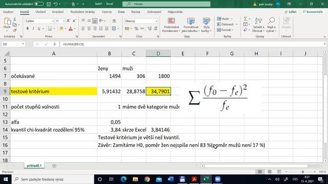 Úvod do statistiky - cvičení 8 - Chi-kvadrát testy смотреть онлайн