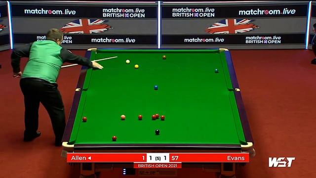 "The most intense match" | Mark Allen vs Reanne Evans | 2021 British Open смотреть онлайн