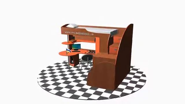 Комбинированная детская мебель. смотреть онлайн