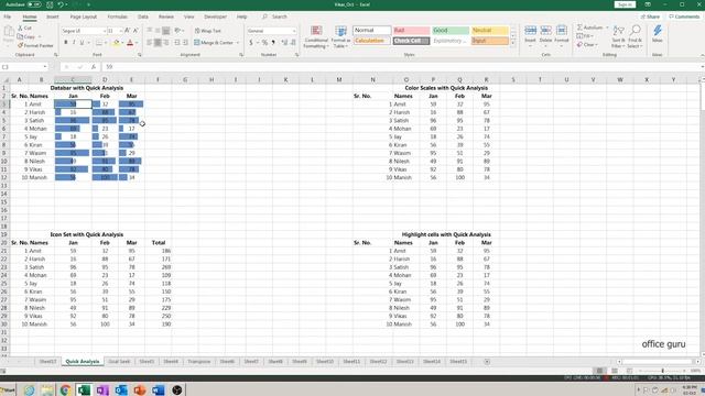 How to Apply Color Data Bar with Conditional Formatting in Excel смотреть онлайн