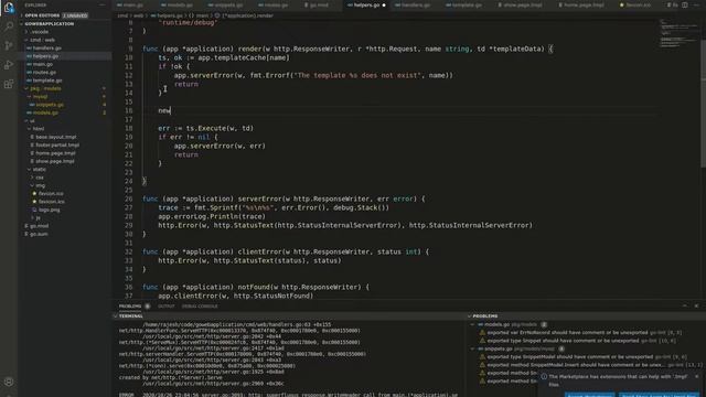 Go Lang : Catching Runtime Errors & beautify the error. смотреть онлайн
