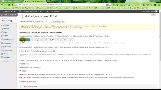 Mises à jours WordPress смотреть онлайн