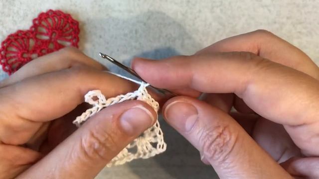 СЕРДЕЧКО крючком. ВАЛЕНТИНКА. ВЯЖЕТСЯ ЛЕГКО. смотреть онлайн