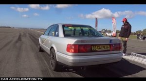 1000HP Audi 100 C4 2.2 20V Turbo Brutal Acceleration Sound