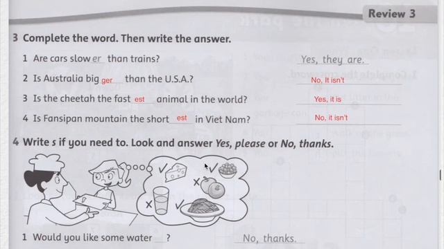 Family and friends grade 4 workbook Review 3 (answer) смотреть онлайн