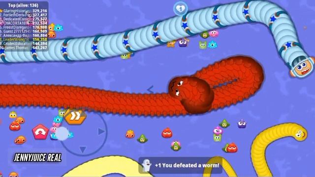 WORM HUNT new snake game #snake #wormsnake #gameplay смотреть онлайн