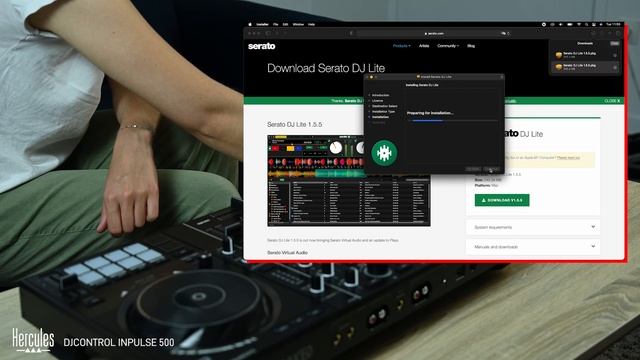 DJControl Inpulse 500 : Unboxing & Set Up Tutorial | Hercules смотреть онлайн