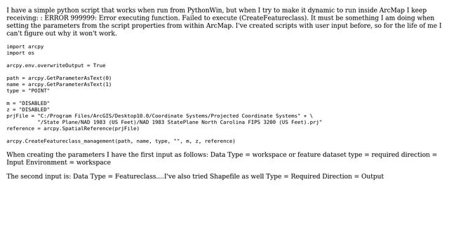 GIS: Setting parameters in Arcmap for dynamic python script смотреть онлайн