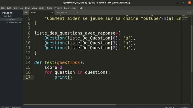 Jeu de QCM en Python смотреть онлайн