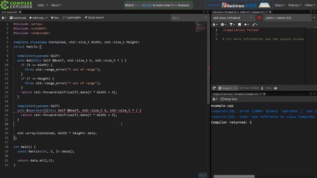 C++ Weekly - Ep 327 - C++23's Multidimensional Subscript Operator Support смотреть онлайн