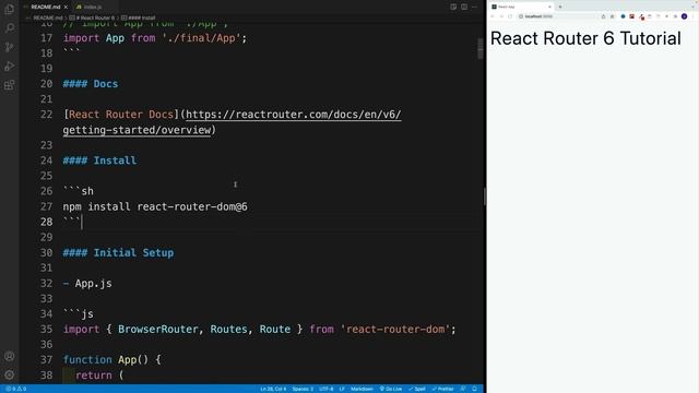 React Router 6 - First Pages смотреть онлайн