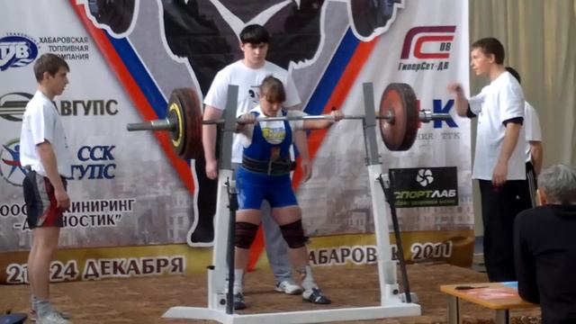 Валерия Тимощук.Присед 260 в 72. смотреть онлайн