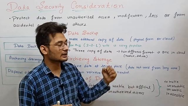 Data security consideration-data backup,archieving storage,disposal of data in hindi |cyber securit смотреть онлайн
