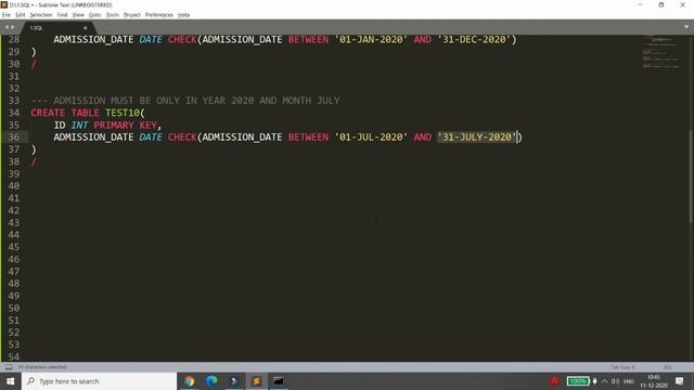 SQL-Lecture-4 (Check Constraint - Part-2) смотреть онлайн
