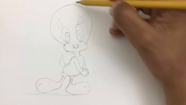 LEARN TO DRAW TWEETY | Sketch # 10 смотреть онлайн