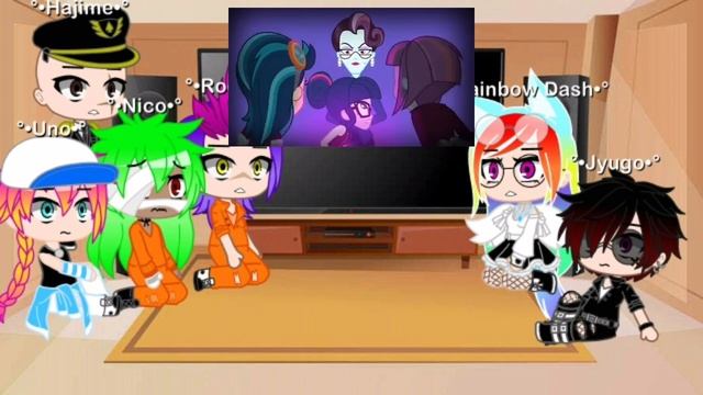 Nanbaka React Unleash The Magic + Rainbow Dash ||Gacha Club|| смотреть онлайн