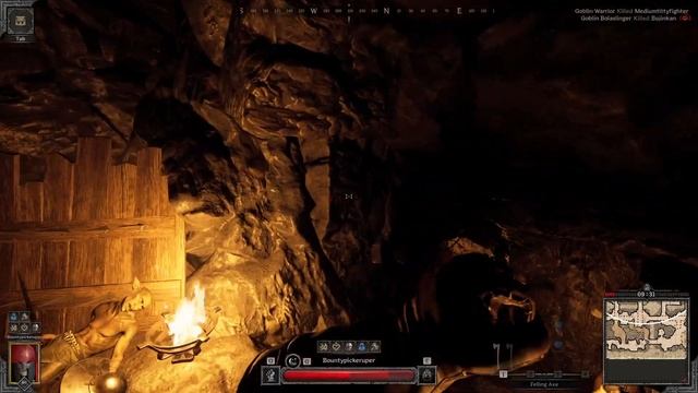 Dark and Darker Barbarian - Solo Goblin Cave Leveling смотреть онлайн