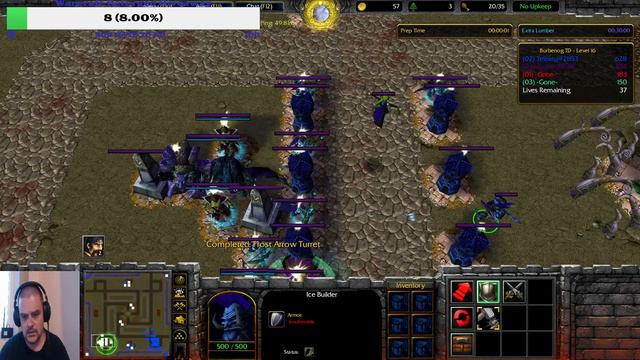 Warcraft 3 Burbenog TD #32 - Interesting race смотреть онлайн