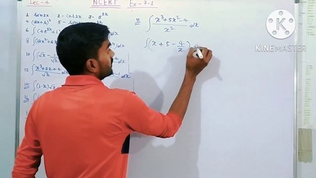 Lec 4 Ncert maths integration class 12 chapter 7 exercise 7.1 7.1प्रश्नावली 7.1 समाकलन смотреть онлайн