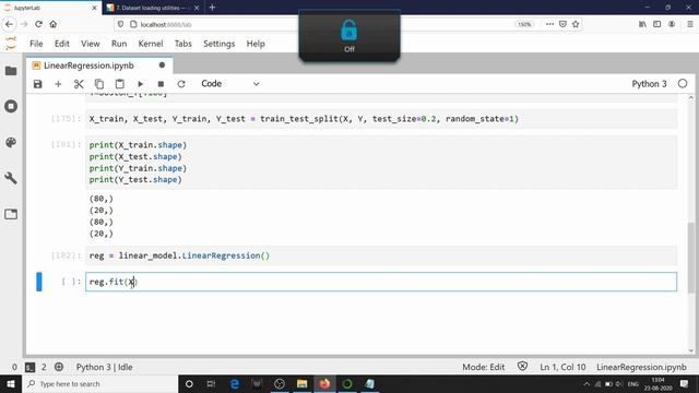 Python Programming | 24 | Simple Linear Regression in Python | Venky смотреть онлайн