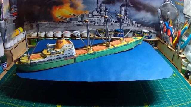 Модель сухогрузного судна "KRYNICA" из бумаги смотреть онлайн