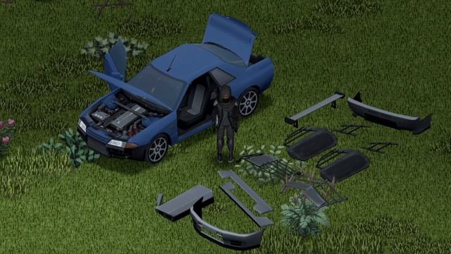 Fully Armored '92 Nissan Skyline Mod Showcase for Project Zomboid смотреть онлайн