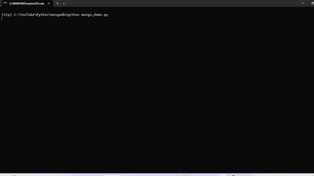 CRUD Create | MongoDB | Python смотреть онлайн