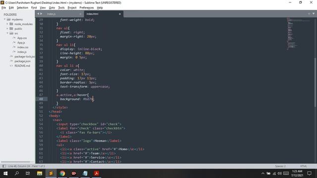 Html css full responsive navigation bar & menu baar in bootsrap | Heeman смотреть онлайн