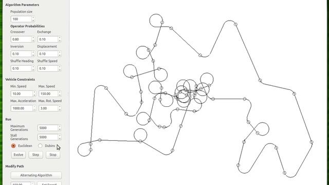 Genetic algorithm solving traveling salesman problem with Dubins curves смотреть онлайн