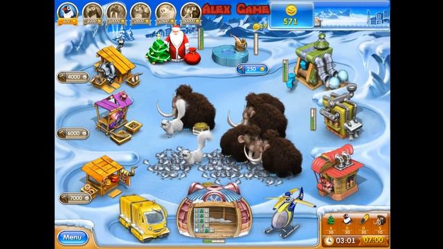 Farm Frenzy 3 Ice Age (level 84) only GOLD Веселая ферма 3 Ледниковый период (уровень 84) Золото смотреть онлайн