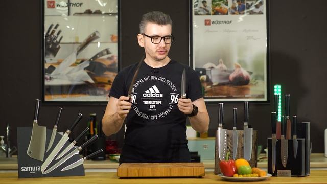 Обзор кухонных ножей Samura Mo-V. Отзывы и тест Samura Mo-V. смотреть онлайн
