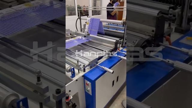 HP-SC-H Hanplas Folding & Side Seal Fully automatic Plastic Thai Bread Bag Making Machine смотреть онлайн