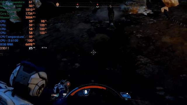 Mass Effect Andromeda - Nvidia GT 1030 - Core i3 6100 - 8GB RAM PC HD 1080p/900p/720p Benchmark Tes смотреть онлайн