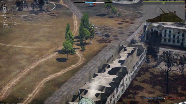 War Thunder AUBL/74 and M26A1 смотреть онлайн