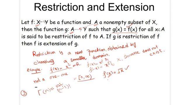 Restriction and Extension in Metric Spaces.|| Subspace and its Examples in metric space. смотреть онлайн