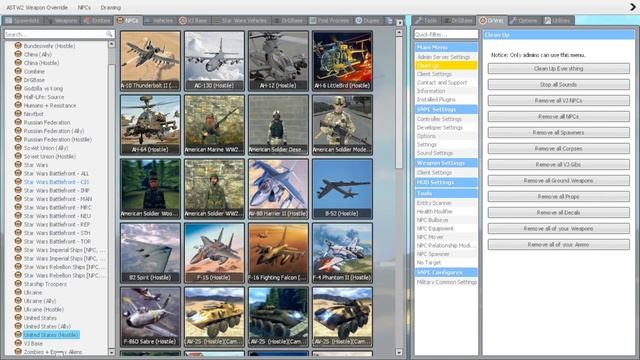 STARWARS Imperial Fleet VS Modern Military Helecopters SNPC Fight Garry's Mod