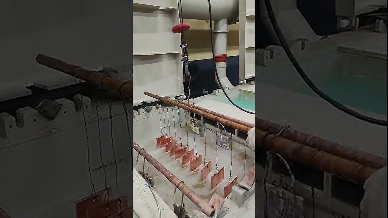 Покрытие оловом медной шины сечение 8х100 мм длиной 500 мм. смотреть онлайн