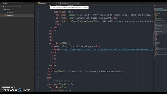 Adding Bootstrap Columns in HTML5 Website Build Tutorial. смотреть онлайн