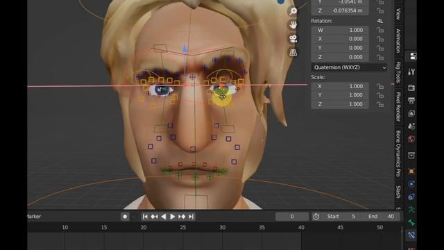 BLENDER 3.6 Тест перса и ригга Джейкоб Холланд смотреть онлайн