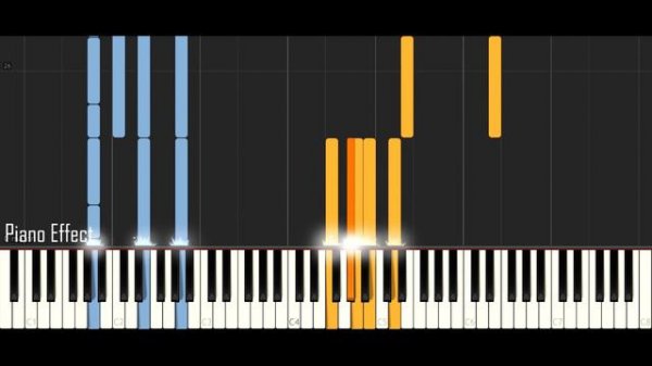 Dark Souls - Great Grey Wolf Sif (Piano Tutorial Synthesia)