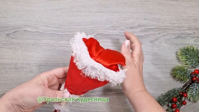 Мастер класс по пошиву куклы Тильда " Новогодний гном ." Новогодние подарки своими руками . Куклы смотреть онлайн
