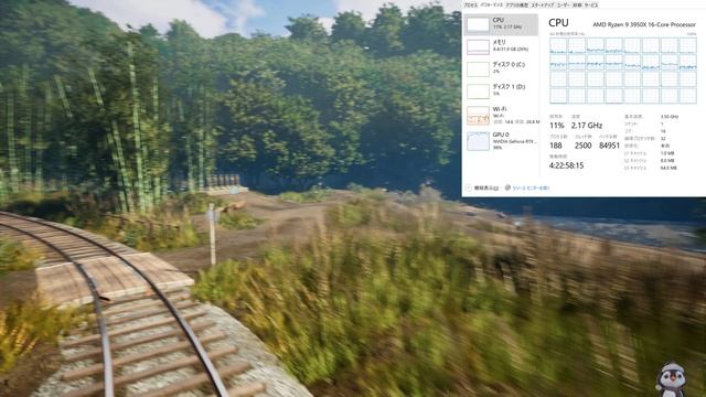 TEST:【Steam:NOSTALGIC TRAIN】【2160p60】Max Ultra Settings(Free Mode) - HARDWARE(NVENC(new):新SDK対応版) смотреть онлайн