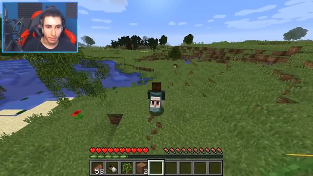 I used PORTAL GUNS to troll a Streamer in Minecraft... смотреть онлайн