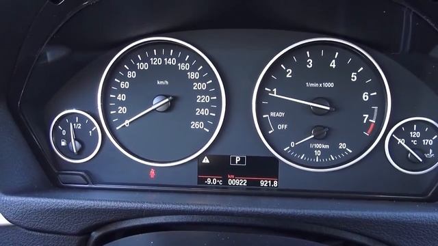 2016 BMW 320i AT (F30). Обзор (интерьер, экстерьер, двигатель). смотреть онлайн