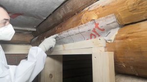 Закрываем зазор под усадку