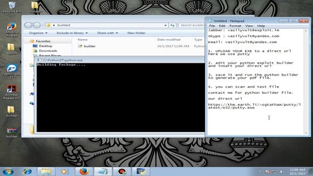 PDF Silent exploit, exploit your exe to pdf file , Latest exploit, new cve, live demo test смотреть онлайн
